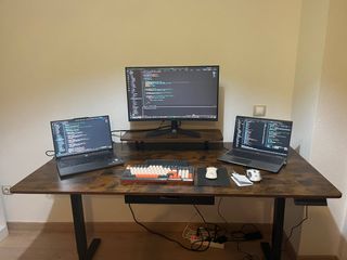 Escritorio Elevable Eléctrico VASAGLE 160x80