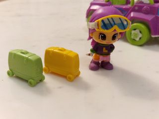 Pinypon coche nieve + remolque esquí completo