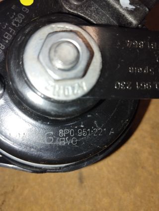 Bocina claxon para Audi A3 (8P)