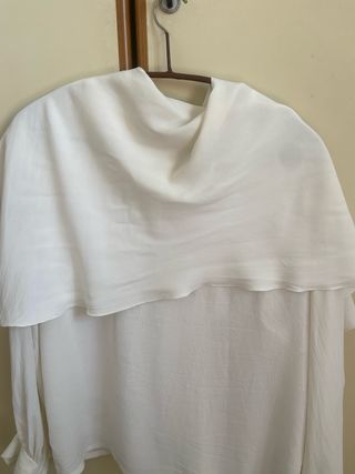 Camicia Luisa Spagnoli seta 42 con fiocco