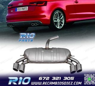 SILENCIOSO ESCAPE AUDI A3 HATCHBACK 13-20 LOOK S3