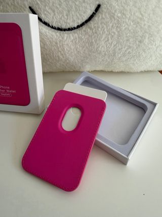 Cartera iPhone Cuero MagSafe Rosa