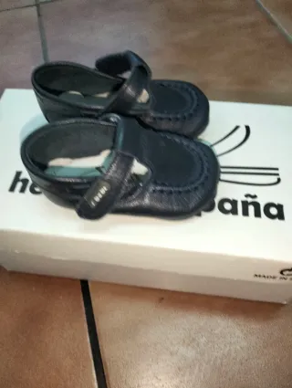 Zapatos de bebé azul marino