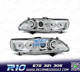 FAROS OJOS ANGEL HONDA ACCORD 98-02 CROMADOS USA