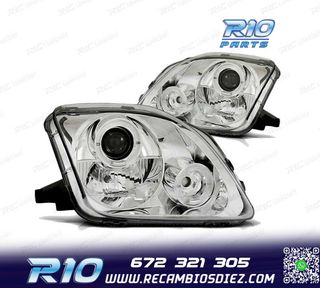 FAROS OJOS ANGEL HONDA PRELUDE 97-01 CROMADOS
