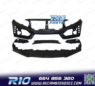 PARAGOLPES DELANTERO HONDA CIVIC 16- LOOK TYPE R