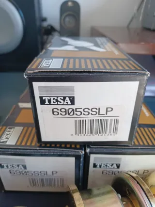 3 Juegos Pomos Tesa 6905SSLP Dorados