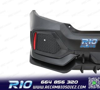 PARAGOLPES TRASERO HONDA CIVIC 16- LOOK TYPE R