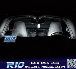 KIT 12 BOMBILLAS LED INTERIOR PARA PORSCHE 911 997 CARRERA T