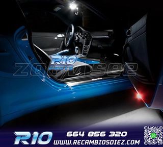 KIT 12 BOMBILLAS LED INTERIOR PARA PORSCHE 911 997 CARRERA T