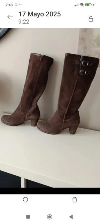 Botas Ante WONDERS Marrones