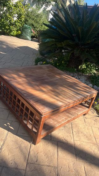 Mesa de centro de madera