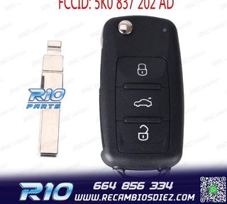 LLAVE COMPLETA VOLKSWAGEN VW SEAT SKODA VARIOS MODELOS