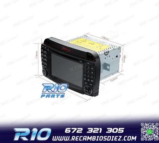 RADIO GPS ANDROID 10 PARA MERCEDES S W220 98-05