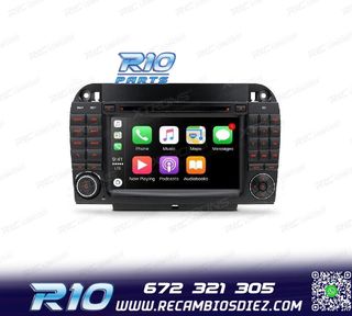 RADIO GPS ANDROID 10 PARA MERCEDES S W220 98-05