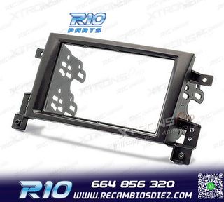 MARCO NEGRO RADIO 2-DIN PARA SUZUKI