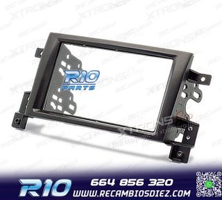 MARCO NEGRO RADIO 2-DIN PARA SUZUKI