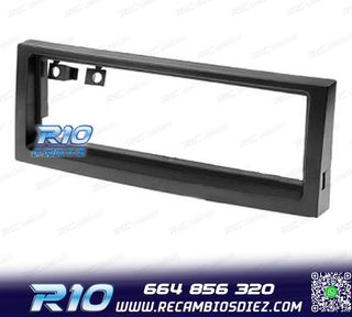 MARCO NEGRO RADIO 1-DIN PARA PEUGEOT CITROEN