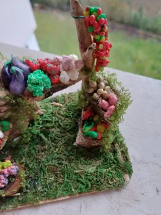 Presepe bottega frutta e verdura