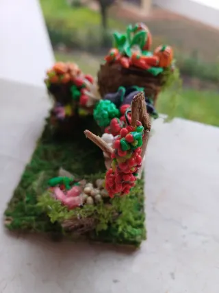 Presepe bottega frutta e verdura