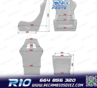 KIT ASIENTO BAQUET UNIVERSAL NEGRO ALCANTARA ESTILO EVO