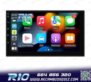 RADIO GPS ANDROID 12 HD TACTIL BLUETOOTH USB SD