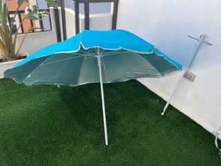Set Playa Sillas + Sombrilla + Soporte