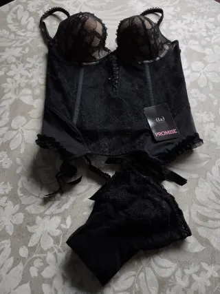 Corsé Push Up Promise Negro 100B