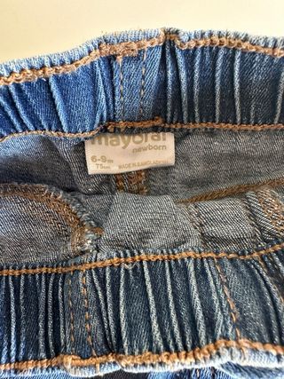 Pantalones vaqueros bebé con cordón NUEVOS