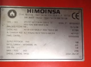 210 KVA GRUPO ELECTROGENO HIMOINSA