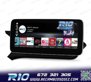 RADIO GPS ANDROID 12 PARA MERCEDES W204 11-14