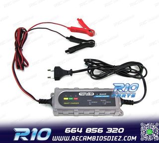 CARGADOR DE BATERIA COCHE MOTO BARCO 12V