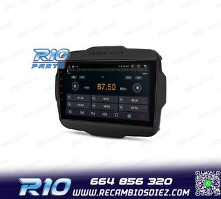 RADIO GPS ANDROID 14 PARA JEEP RENEGADE 15-20