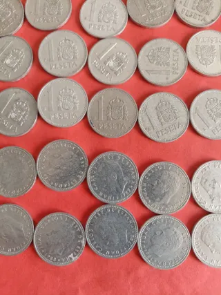 50 Monedas de 1 Peseta