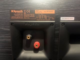 Klipsch RP600M Negro,RP600C,conjunto frontal