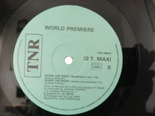 Vinilo World Premiere Share The Night 1984