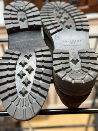 Zapatos Zara ante marrón suela track T43