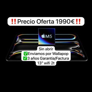 iPad Pro M5 13 2T Wifi SIN ABRIR