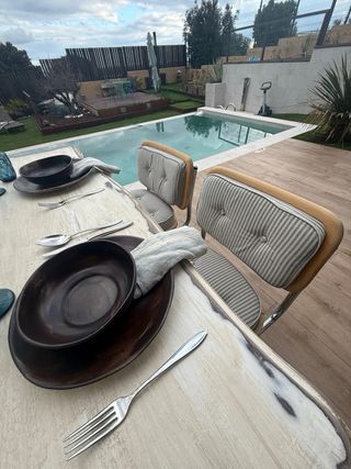 Conjunto Sillas Cesca Originales Madera y Metal