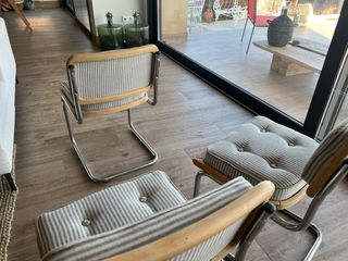 Conjunto Sillas Cesca Originales Madera y Metal