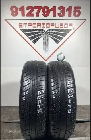 4UD 155 65 13 T GOODYEAR RUEDA AL 90% VIDA UTIL