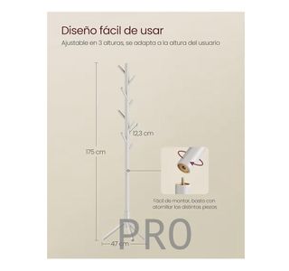 Perchero de Madera Maciza VASAGLE