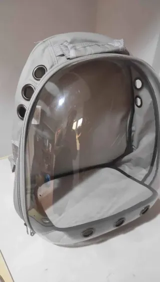 Mochila Transportín Gatos/Perros Transparente