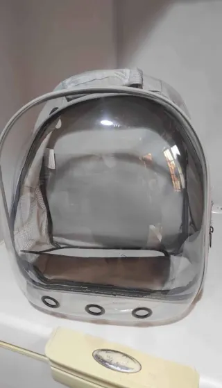 Mochila Transportín Gatos/Perros Transparente