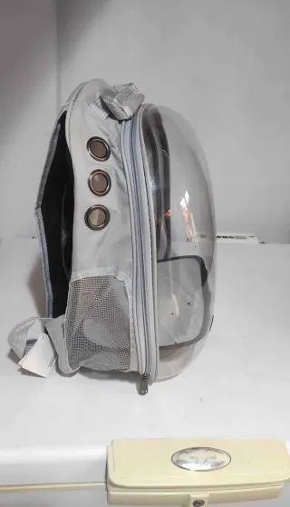 Mochila Transportín Gatos/Perros Transparente