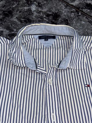 Camisa Rayas Tommy Hilfiger Azul/Blanco