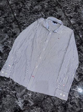 Camisa Rayas Tommy Hilfiger Azul/Blanco