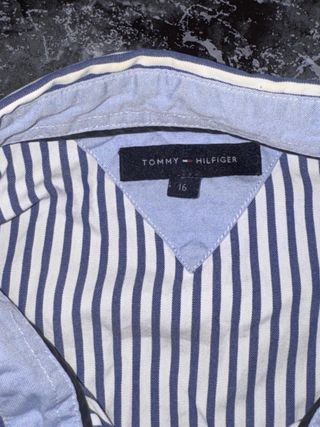 Camisa Rayas Tommy Hilfiger Azul/Blanco