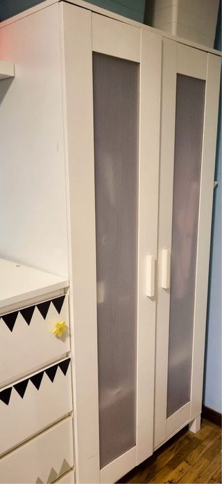 Armario blanco 2 puertas
