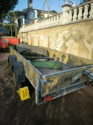 Remolque largo doble eje